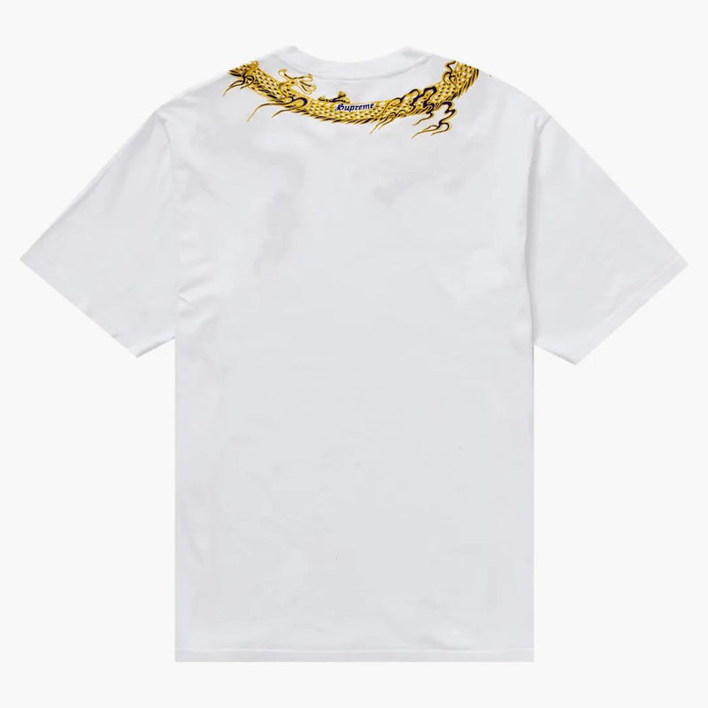 Supreme Dragon Wrap S/S Top White