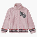 Giacca in pile della maschera drammatica suprema rosa