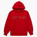 Supreme Drop Shadow Hooded Sweatshirt Red