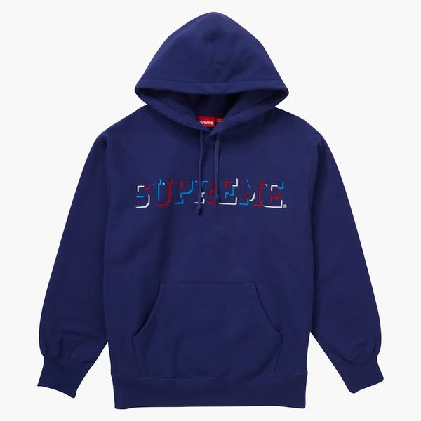 Nejvyšší kapka Shadow Hooled Mikina Washed Navy