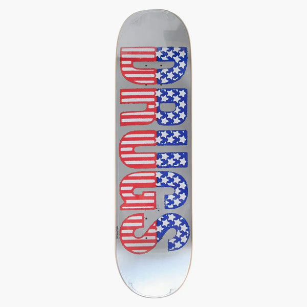 Supreme Drugs Skateboard Deck Silver