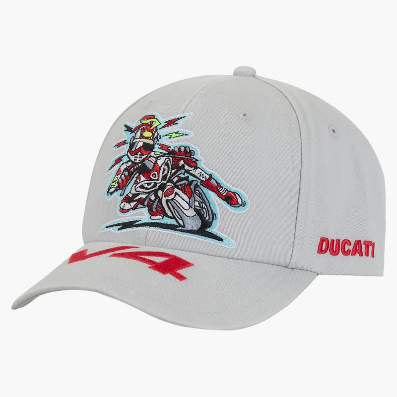 Supreme Ducati 6 Panel Hat Grey