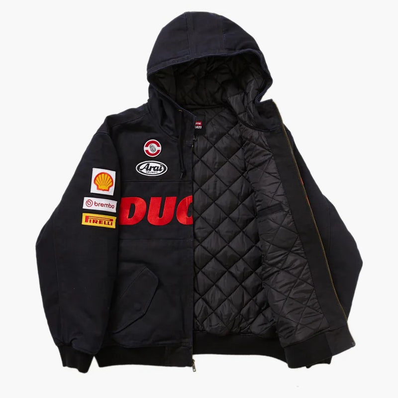 Giacca da lavoro con cappuccio supremo Ducati Black