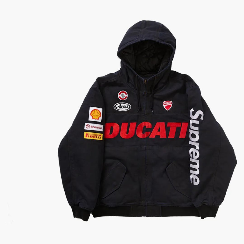 Giacca da lavoro con cappuccio supremo Ducati Black