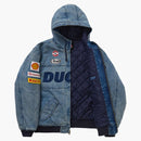 Supreme Ducati Hooded Work Jacket Denim