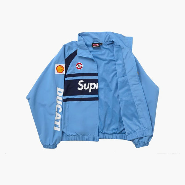 Supreme Ducati Track Jacket Light Blue