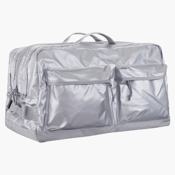 Supreme Duffle Bag (fw22) Silver