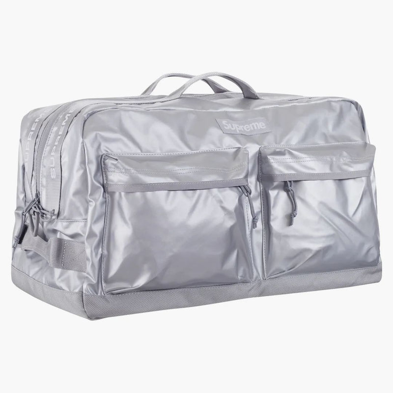 Supreme Duffle Bag (fw22) Silver