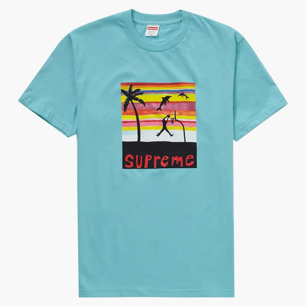 Suprem dunk tee ușor teal