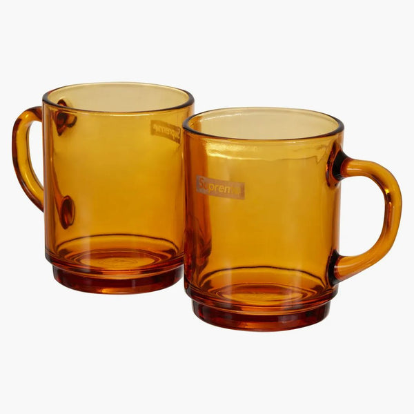 Supreme Duralex Glass Tags (Set of 6) Amber