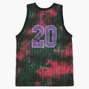 Nejvyšší obarvená basketbalová dres zelená