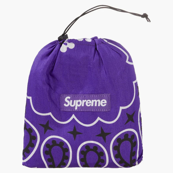 Supreme Eno Islander Nylon Blanket Purple