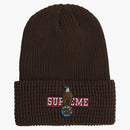 Supreme Eagle Beanie Brown