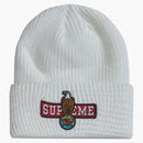 Supreme Eagle Beanie White