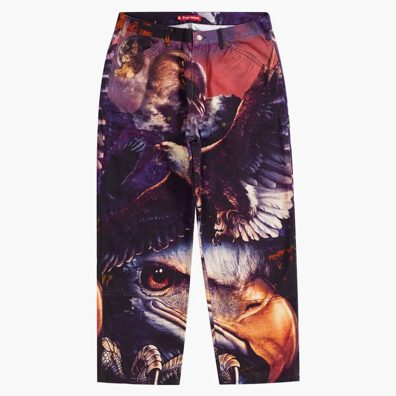 Supreme Eagle Double Knee Denim Pant Pant Pink