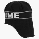 Supreme Earflap Beanie Black