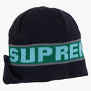 Supreme earflap beanie navy