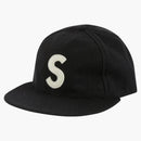 Supreme Ebbets S Logo Fitted 6-Panel Black