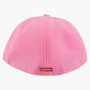 Supreme Ebbets S Logo Fitted 6-Panel Bright Pink