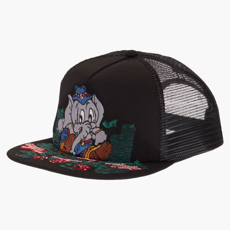 Supreme Elephant Mesh tillbaka 5-panel svart