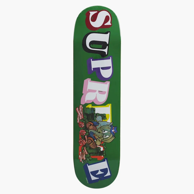 Nejvyšší slon skateboard paluba zelená