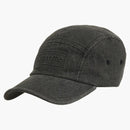 Supreme Embossed Denim Camp Cap Black