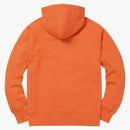Supreme Embossed Logo Hooded Sweatshirt Bright Orange