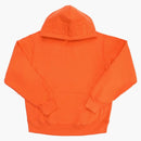 Supreme Embossed Logo Hooded Sweatshirt Bright Orange
