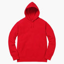 Supreme Embossed Logo Hooded Sweatshirt Red