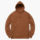 Supreme Embossed Logo Hooded Sweatshirt Rust