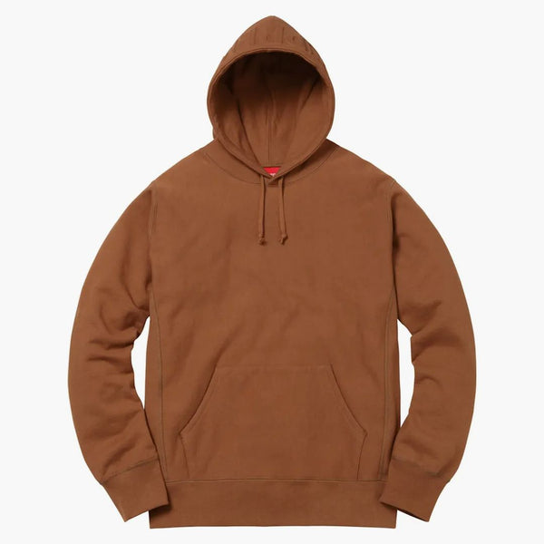 Supreme Embossed Logo Hooded Sweatshirt Rust