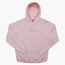 Supreme Embossed Logo Hooded Sweatshirt (SS18) Pink