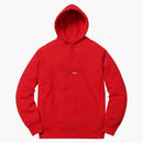 Supreme Embossed Logo Hooded Sweatshirt (SS18) Red