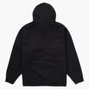 Supreme Embossed Logos Hooded Sweatshirt Black