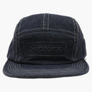 Supreme Embossed Stone Washed Camp Cap Black