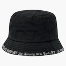 Supreme Embroidered Brim Crusher Black