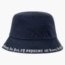 Supreme Embroidered Brim Crusher Navy
