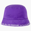 Supreme Embroidered Brim Crusher Purple
