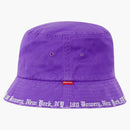 Supreme Embroidered Brim Crusher Purple