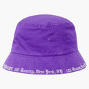Supreme Embroidered Brim Crusher Purple