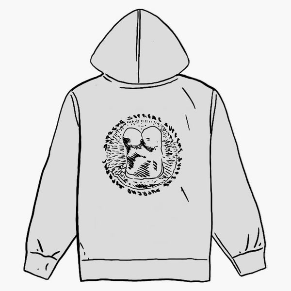 Supreme Embryo Hooded Sweatshirt Ash Grey