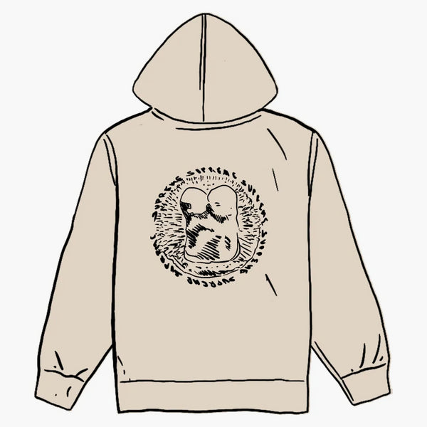 Supreme Embryo Hooded Sweatshirt Natural