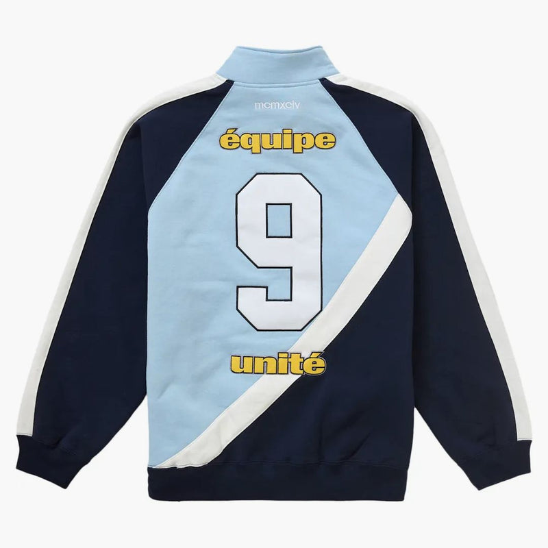 Nejvyšší equipe Half Zip mikina světle modrá