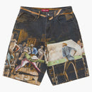 Supreme Ernie Barnes Baggy Denim Short Pool Hall