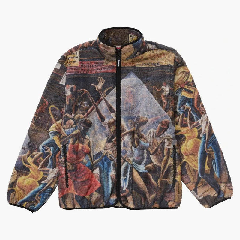 Supreme Ernie Barnes Fleece Jacket Multicolor