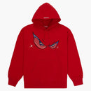 Supreme Eyes Hooded Sweatshirt Red