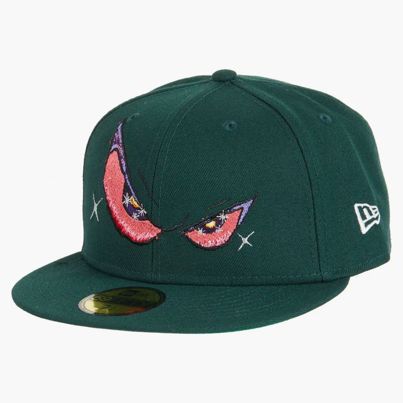 Supreme Eyes New Era has Dark Green