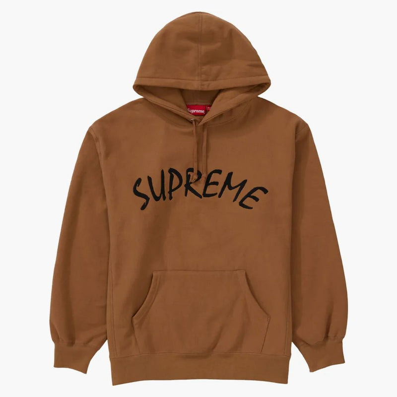Supreme Ftp Arc Hooded Sweatshirt Brown