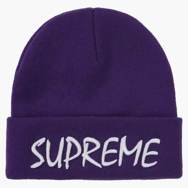 Supreme ftp beanie purple