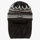 Supreme facemask beanie black